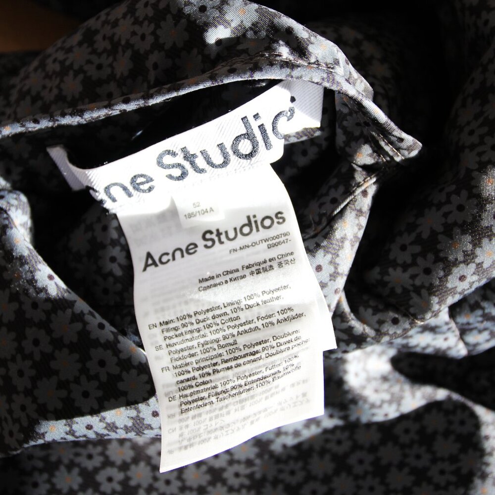 BNWT AW23 ACNE STUDIOS REVERSIBLE DETACHABLE DOWN JACKET 52 - Picture 13 of 16